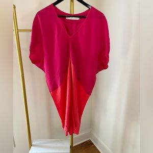 Marie Oliver Pink Salmon Madison tunic dress  - Size M